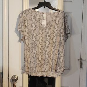 Snake print T-shirt
